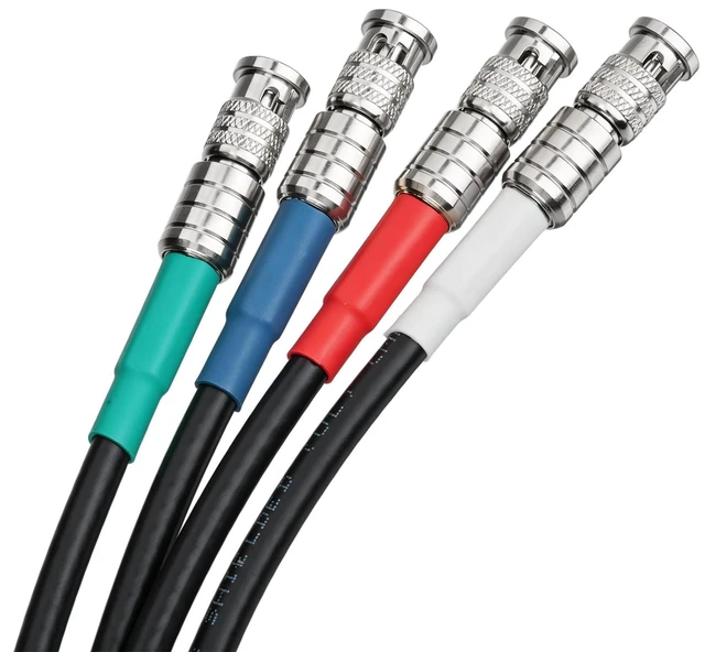 Alt view image 2 of 5 - Superbat 4-Ch Belden 1855A HD-BNC Cable for CoaXPress CXP-6 6G SDI Vision