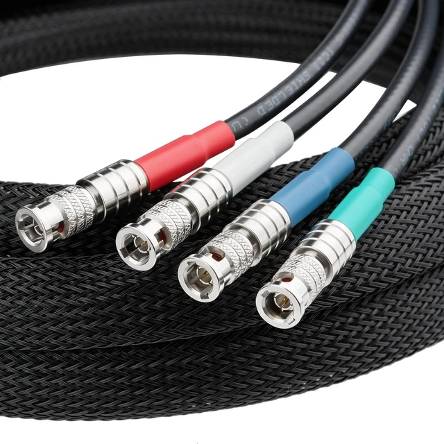 Alt view image 4 of 5 - Superbat 4-Ch Belden 1855A HD-BNC Cable for CoaXPress CXP-6 6G SDI Vision