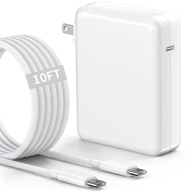 Main image of Mac Book Pro Charger, 140W USB C Power Adapter, 10FT USB C to USB-C Cable