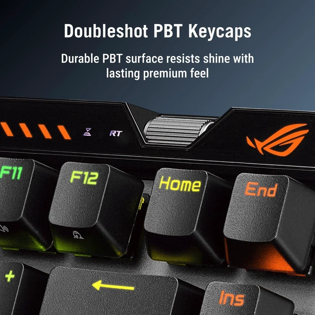 Alt view image 2 of 5 - ASUS ROG Falchion Ace 75 HE Wired Analog/Hall Effect Gaming Keyboard 75% TKL, USB, Hot Swappable HFX V2X Magnetic Switch, Rapid Trigger, 8KHz Polling, PBT Keycap, Carry Case, Web-based Config - Bla