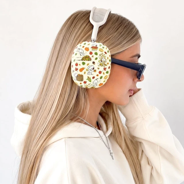 Alt view image 2 of 5 - VELVET CAVIAR Case Cover for AirPods Max 2 & 1 - Cute Protective Headphone Accesssories (Snoopy Autumn Leaves)