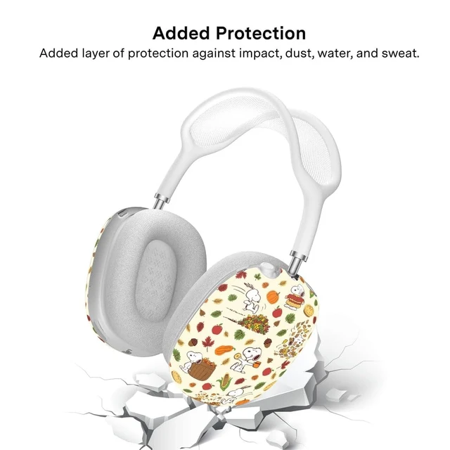 Alt view image 5 of 5 - VELVET CAVIAR Case Cover for AirPods Max 2 & 1 - Cute Protective Headphone Accesssories (Snoopy Autumn Leaves)