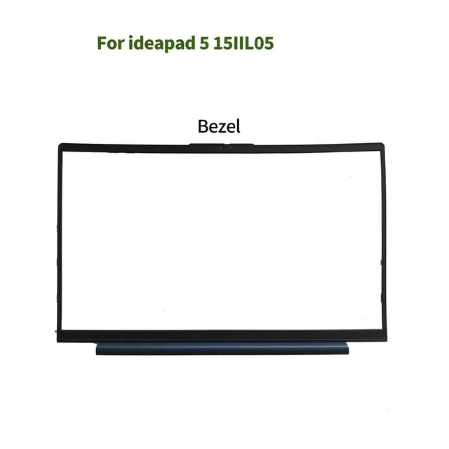 Alt view image 5 of 5 - New Replacement LCD Back Cover Front Bezel Hinges Hinge Caps with 6 Screws for Lenovo IdeaPad 5 15IIL05 15ITL05 15ARE05 81YK 81YQ 5CB0Z31048 5B30S18942 5H50S28942 5CB0X56071 5S10S35085 (Blue)