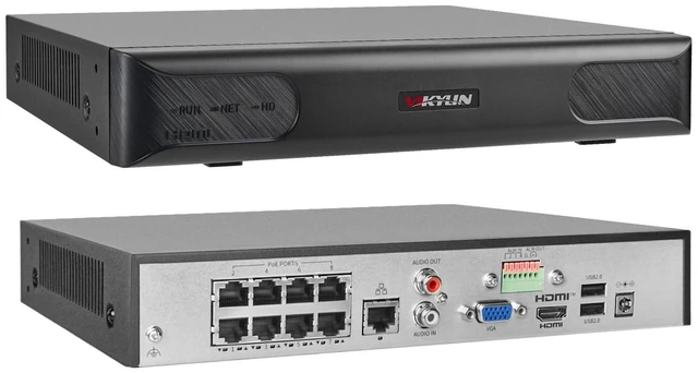 Main image of VIKYLIN 4K 16-Channel 8 PoE Port SmartFind AI Search Network Video Recorder NVR,AI Text & Visual Search,Plug & Play,VU-N168L,NDAA Compliant