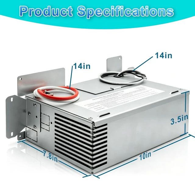 Alt view image 4 of 5 - Power Components 45 Amp Converter/Charger 6345RU 45RU Charger