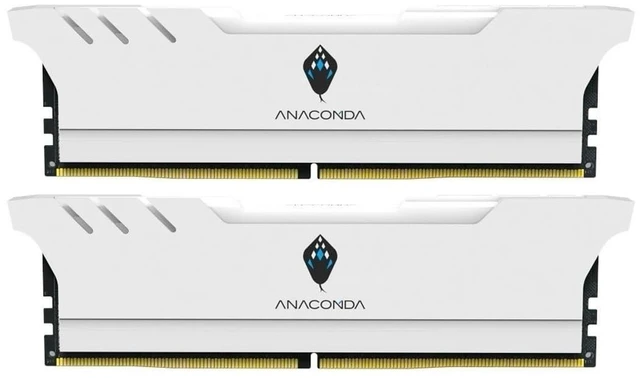 Main image of ANACOMDA DDR5 RGB Gaming DRAM 32GB (2x16GB) 6000MHz CL36, Intel XMP 3.0 & AMD EXPO Ready, Overclocking Desktop Memory with Heatsink, 288-Pin UDIMM, G5 Series, Made in Taiwan