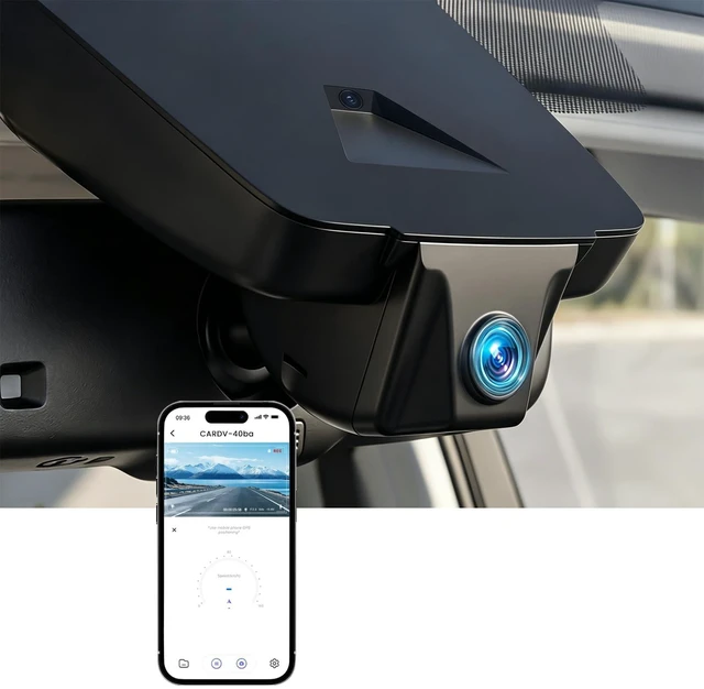 Main image of 4K Front and 1080P Rear Dash Cam for Toyota Highlander 2020-2025