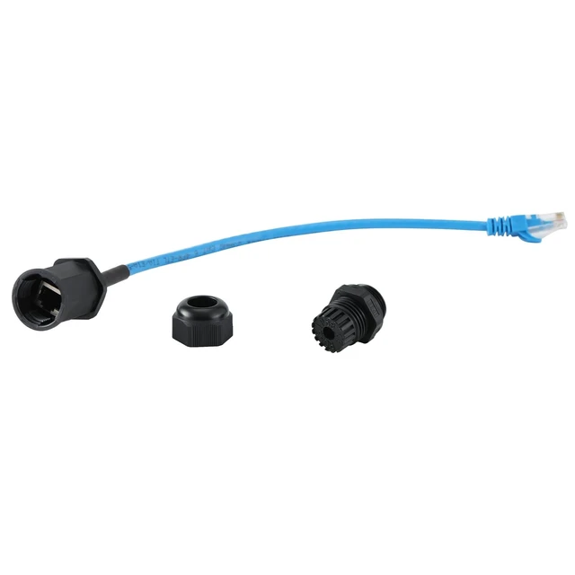 Alt view image 4 of 5 - ANMBEST 5PCS M22 RJ45 Waterproof CAT6 Connector with 25CM Network Cable