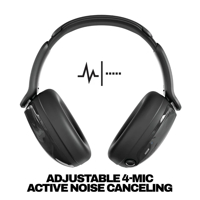 Alt view image 2 of 5 - Skullcandy Hesh 540 ANC Noise Cancelling Wireless Headphones - True Black