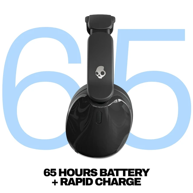 Alt view image 3 of 5 - Skullcandy Hesh 540 ANC Noise Cancelling Wireless Headphones - True Black