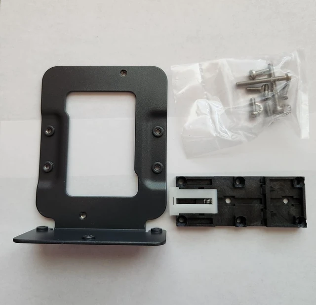 Alt view image 2 of 3 - Sierra Wireless Semtech Airlink DIN Rail Mounting Bracket (Include 2 sets of bolt) for Airlink XR60 / RV50X / RV55 / RX55 Routers - 6001529, Black