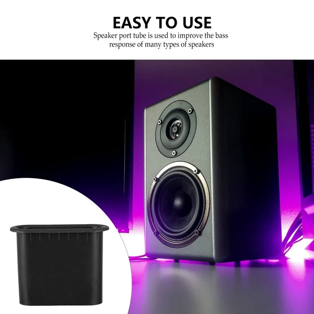 Alt view image 5 of 5 - Milisten Speaker Port Tubes 5 Pack Speaker Air Port for Home Cabinet Subwoofer Bass Reflex Vent Audio Blower Voice Outlet Reduce Noise and Improve Low Frequency Output