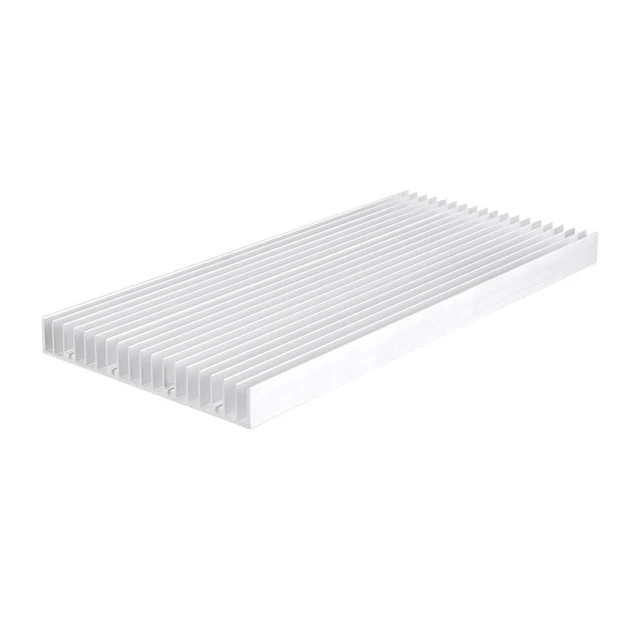 Alt view image 4 of 5 - Hilitand Aluminum LED Heat Sink, Passive Cooling Plate with 19 Fins for Aquarium Lights and LED Fixtures, 300 x 140 x 20 mm, 1 Pc
