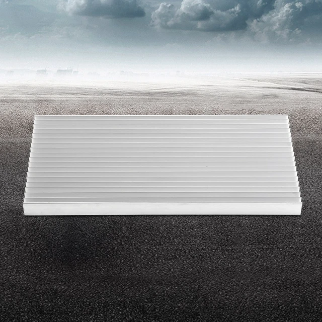 Alt view image 5 of 5 - Hilitand Aluminum LED Heat Sink, Passive Cooling Plate with 19 Fins for Aquarium Lights and LED Fixtures, 300 x 140 x 20 mm, 1 Pc