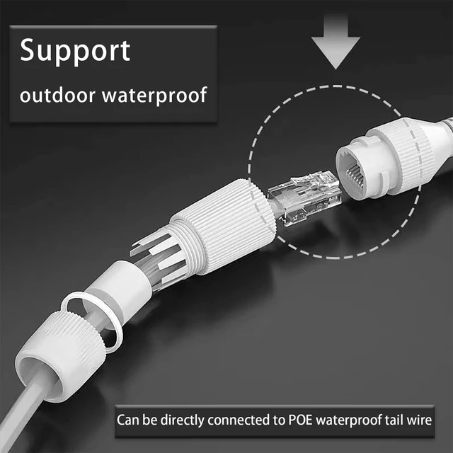 Alt view image 3 of 5 - Cat5e POE ethernet Cable 100 ft Poe Cable Indoor Outdoor Internet LAN 100 ft ethernet Cable(30 Meter) White 4-PCS
