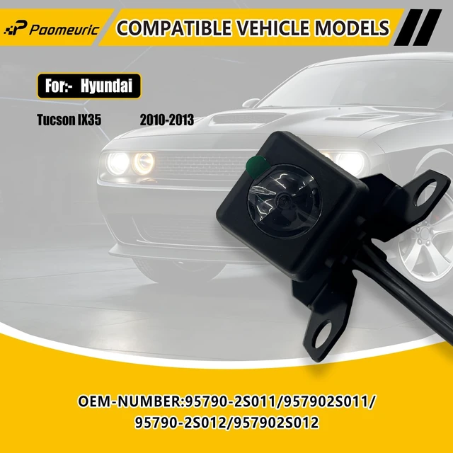 Alt view image 2 of 5 - 95790-2S011 Rear View Backup Camera for Hyundai Tucson IX35 2010-2013