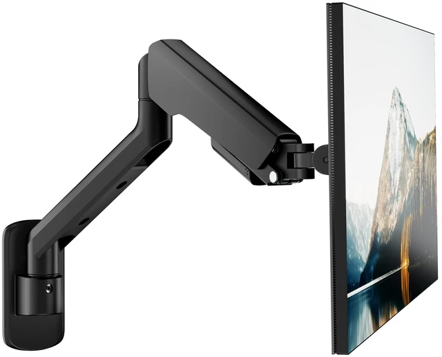 Main image of PEGZONE Single Monitor Wall Arm 17"-40" Ultrawide 26.4Lbs VESA Black