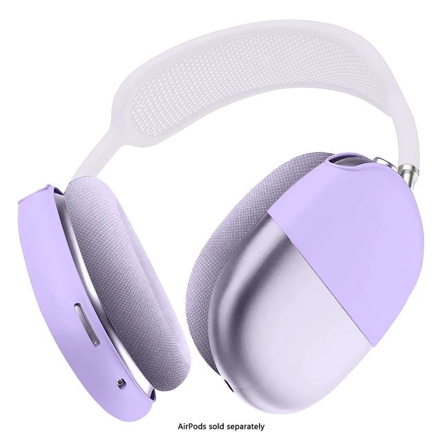 Alt view image 3 of 5 - SaharaCase - Liquid Silicone Cover Case for AirPods Max, Purple Orchid, (HP00183)