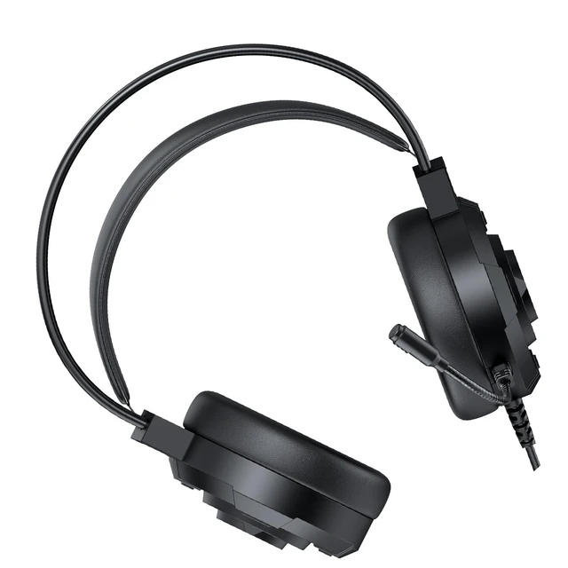 Alt view image 5 of 5 - OPPWONG Gaming Headset, USB Wired Over Ear Headphones, 7.1 Surround Sound Headset with 50mm Drivers & RGB Lighting Memory Foam Cushions, Ideal for PC Series X