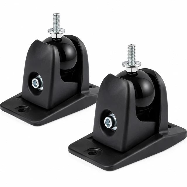 Main image of Jumbl Speaker Wall Mount Brackets, 1/4-20 Thread, 2 Pack, Black