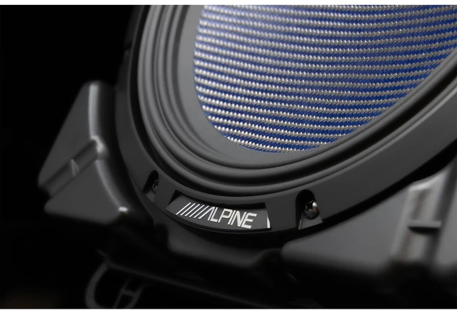 Alt view image 4 of 5 - Alpine PSS-TSUB-T3A 10 Subwoofer & Amplifier Upgrade Kit for 2017-2023 Tesla Model 3