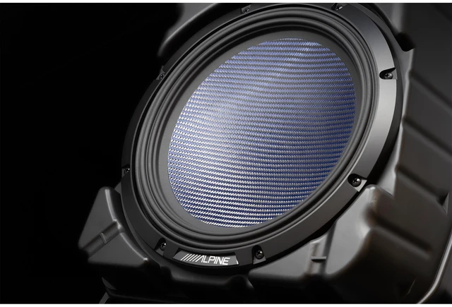 Alt view image 3 of 5 - Alpine PSS-TSUB-T3A 10 Subwoofer & Amplifier Upgrade Kit for 2017-2023 Tesla Model 3