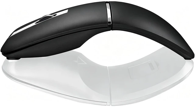 Main image of Bluetooth Arc Travel Mouse - BT & USB Wireless Dual Mode, Rechargeable