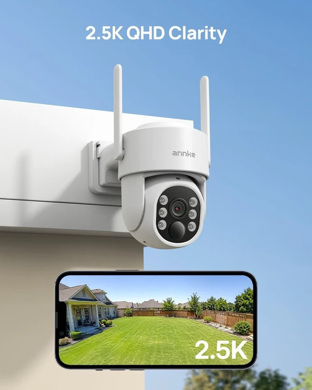 Alt view image 3 of 5 - ANNKE Solar Wireless Outdoor Security Cameras, 4K NVR, 8-Cam Kit, 1TB HDD