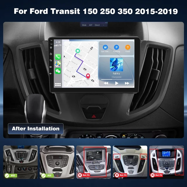 Alt view image 2 of 5 - 4+64G Android 15 Car Radio for Ford Transit 150 250 350 2015-2019