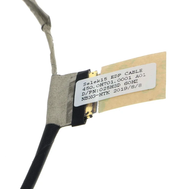 Alt view image 3 of 5 - LCD Screen display cable For DELL G3 3590 Laptop 025H3D 450.0H701.0001
