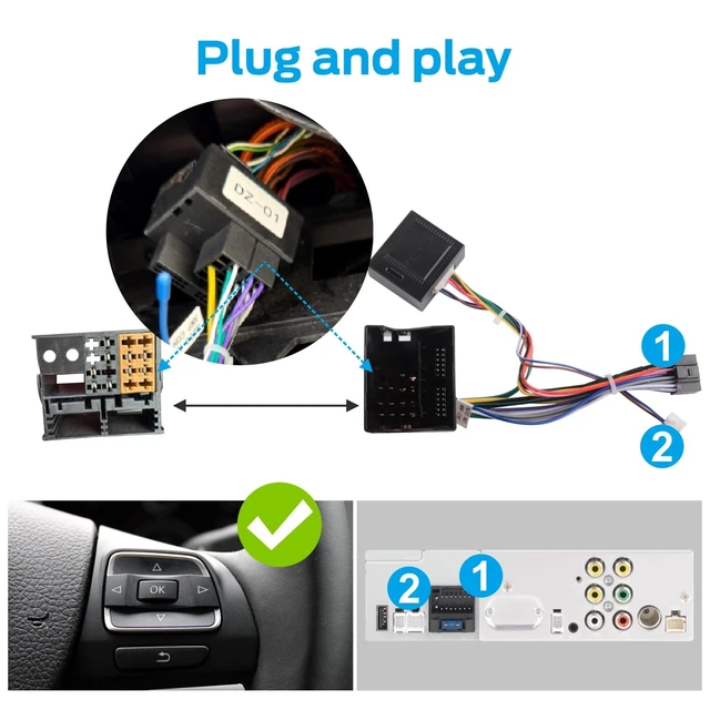 Alt view image 5 of 5 - Fast Boot Linux Car Stereo ^^ Bluetooth/Wireless CarPlay/Android Auto/FM/AM/RDS/USB ^^ 100W DSP ^^ Applicable to Golf 5 6 Passat Caddy EOS T5 CC Polo