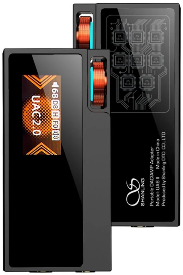 Main image of SHANLING UA6 II Portable Headphone Amplifier, The First 8CS43131 Flagship USB Dongle DAC AMP, 133dB SNR, Supports 768kHz/32bit & DSD512, 365mW@32 Balanced Output, 3.5mm+4.4mm Jacks (Black)