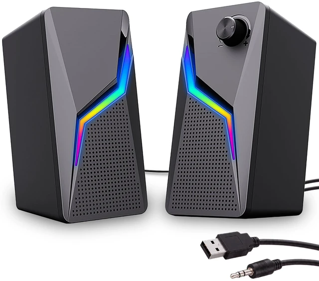 Main image of ROSON Computer Speakers for Desktop PC, Gaming Speaker with Volume Control