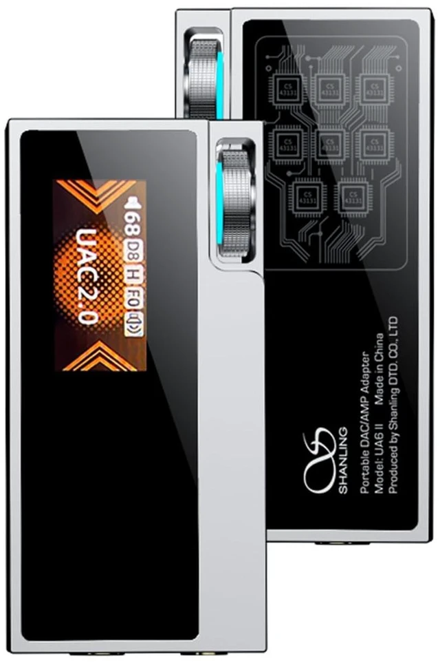 Main image of SHANLING UA6 II Portable Headphone Amplifier, Silver