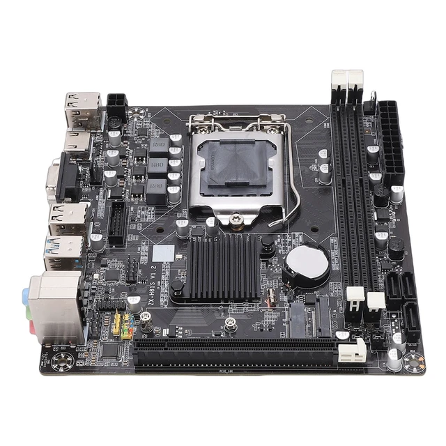 Alt view image 3 of 5 - Goshyda Gaming Mini ITX Motherboard with Dual Channel DDR3 for Core I3 I5 I7 Support for LGA1150, Fast M.2 NVMe Slot PCI Express X16 for Hardcore