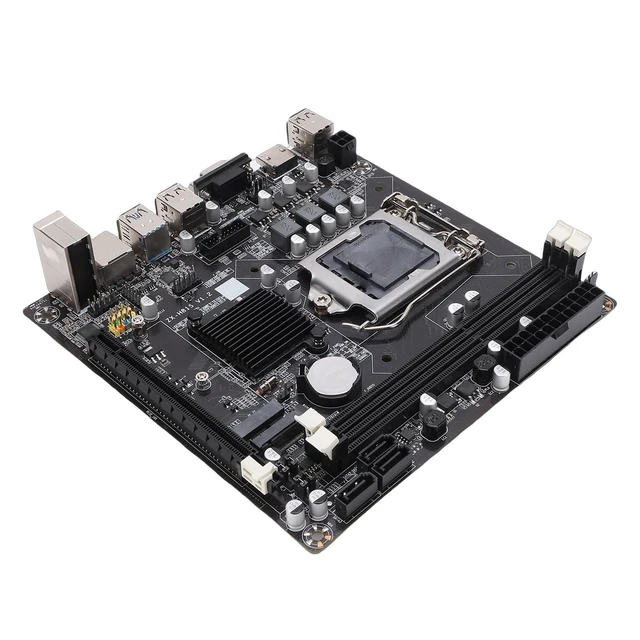 Alt view image 4 of 5 - Goshyda Gaming Mini ITX Motherboard with Dual Channel DDR3 for Core I3 I5 I7 Support for LGA1150, Fast M.2 NVMe Slot PCI Express X16 for Hardcore