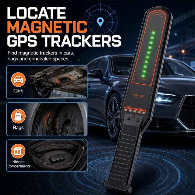 Alt view image 4 of 5 - Hidden Camera Detector, RF Signal Scanner and GPS Tracker Finder, 5-in-1