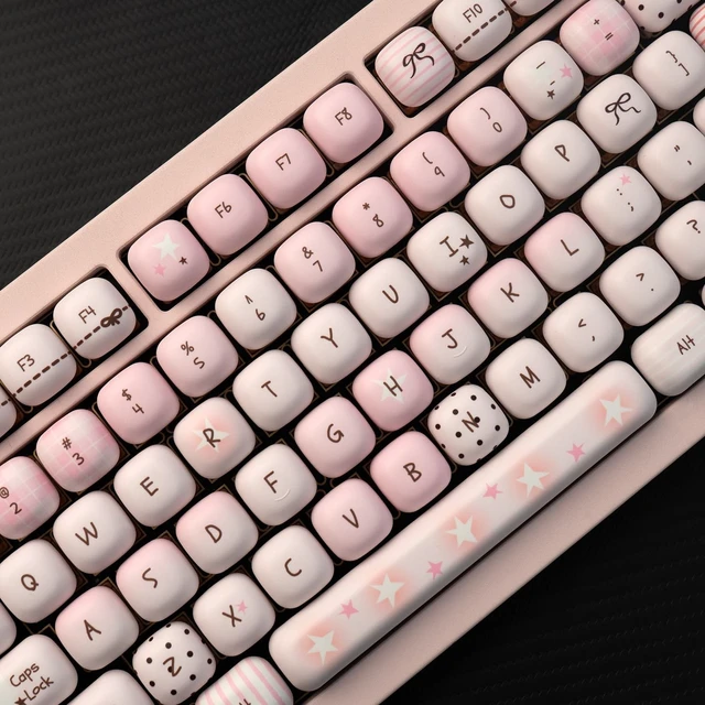 Alt view image 4 of 5 - Sumgsn MOG Profile Keycap, Pink PBT Cute Keycap