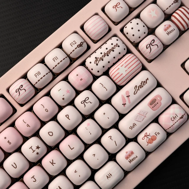 Alt view image 5 of 5 - Sumgsn MOG Profile Keycap, Pink PBT Cute Keycap