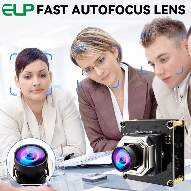 Alt view image 2 of 5 - ELP 20MP Autofocus USB Camera Module, High Speed USB3.0 Wide Angle Webcam