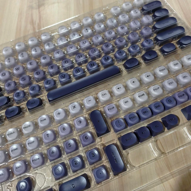 Alt view image 4 of 5 - Jelly Purple Keycaps HOA Profile for 60% 75% Fullsize Mechanical Keyboard
