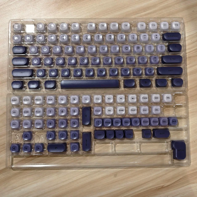 Alt view image 5 of 5 - Jelly Purple Keycaps HOA Profile for 60% 75% Fullsize Mechanical Keyboard