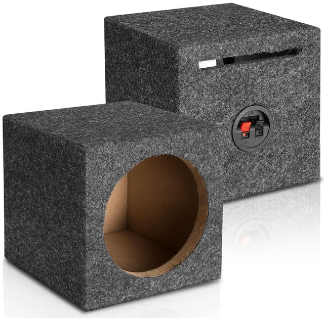 Alt view image 3 of 5 - 6.5" Car Audio Speaker Box Enclosure for DIY Car or Truck Audio Custom