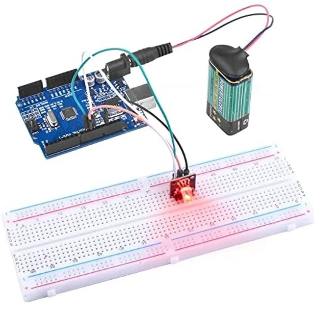 Alt view image 4 of 5 - Kuman Arduino-Compatible R3 Board Starter Kit with Sensors, Breadboard, Jumper Wires, Motors, LCD, Tutorial for Beginners to Learn Robotics Coding and Electronics Projects