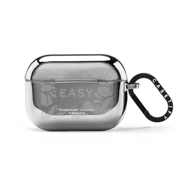 Alt view image 2 of 4 - CASETiFY Mirror Case for AirPods Pro 1/2 - Silver
