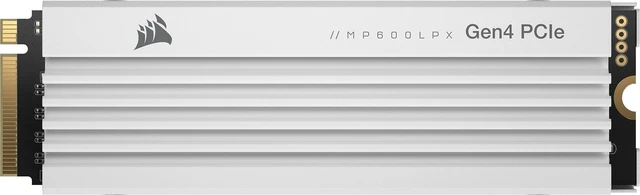 Main image of Corsair MP600 PRO LPX 1TB M.2 NVMe PCIe x4 Gen4 SSD - Optimised for PS5 (Up to 7,100MB/sec Sequential Read & 5,800MB/sec Sequential Write Speeds, High-Speed Interface, Compact Form Factor) White