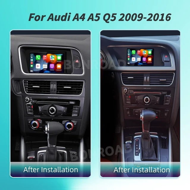 Alt view image 2 of 5 - Navivox Carplay Android Auto Adapter for Audi A4 A5 Q5 S4 S5 2008-2018 with MMI 3G System, Wireless CarPlay & Android Auto, Support AirPlay Mirror Link Bluetooth Siri
