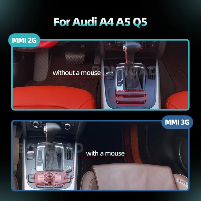 Alt view image 5 of 5 - Navivox Carplay Android Auto Adapter for Audi A4 A5 Q5 S4 S5 2008-2018 with MMI 3G System, Wireless CarPlay & Android Auto, Support AirPlay Mirror Link Bluetooth Siri