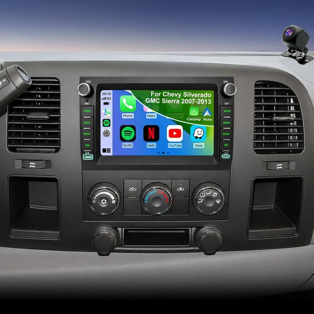 Main image of Upgrade Car Radio for GMC Sierra Chevy Silverado 1500/2500/3500 2007-2013