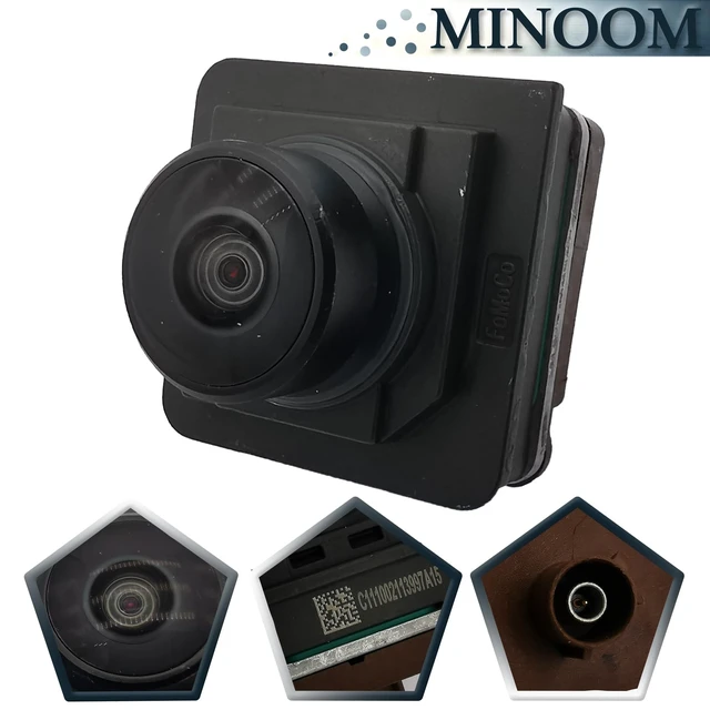Alt view image 4 of 5 - MINOOM ML3T-19J220-AB Side Mirror Camera Parking Camera Replacement for 2021-2022 Ford F150, 2021 Raptor, 2022 Ford Expedition, 2021 Mustang Mach-E Part No.#596-11961ML3T-19J220-ACML3Z-19G490-F